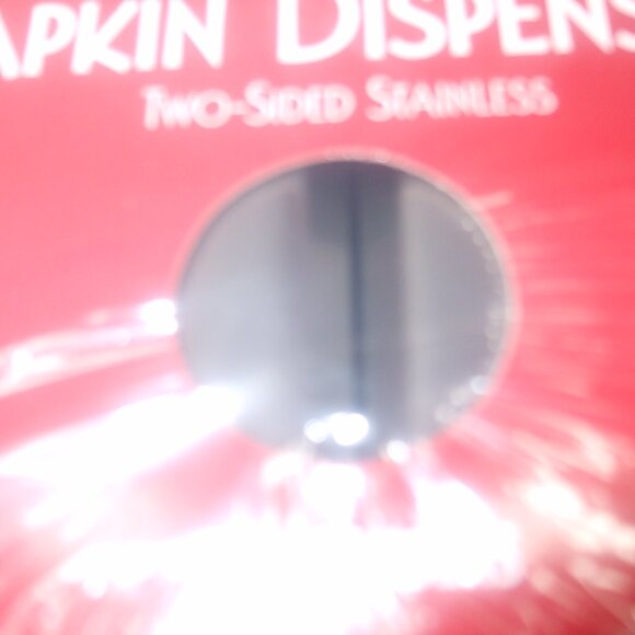 First Street Napkin Dispensers 2-Sided Spring Loaded Brushed Stainless 1Box of 2 - Picture 3 of 8